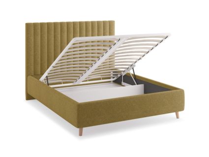 Кровать Сонум Amanda Рогожка Деним (с подъемным механизмом) 160х190