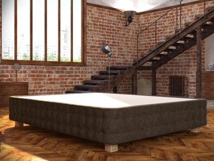 Кровать Mr.Mattress Twin Box велюр Toffee 269