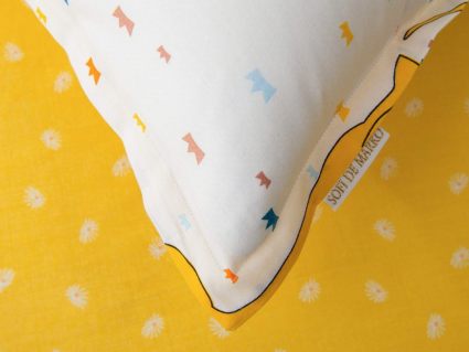 Комплект постельного белья Софи де Марко Дино (желтый) 1,5-спальный