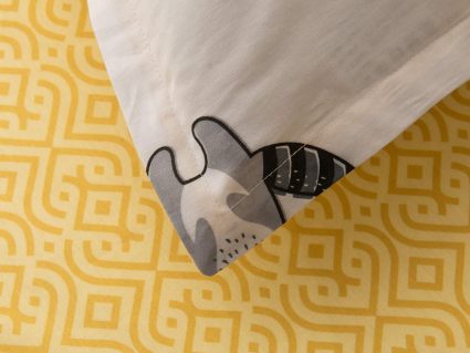 Комплект постельного белья Софи де Марко Зверушки (желтый) 1,5-спальный