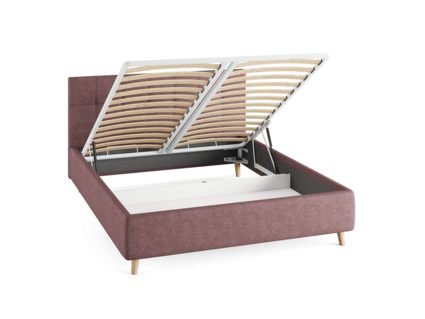 Кровать Сонум Bella Рогожка Мокко (с подъемным механизмом) 120х190