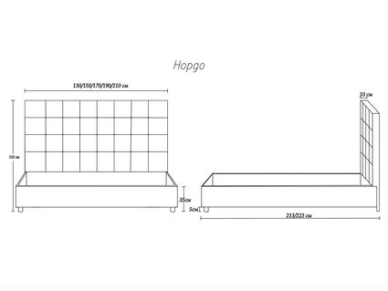 Кровать Димакс Нордо Альбус с подъемным механизмом 120х190