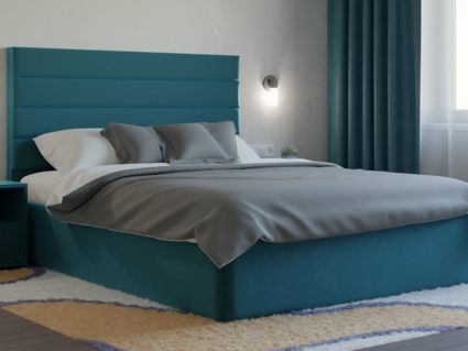 Кровать Lonax Кармела велюр Dolly-13 (с подъемным механизмом)