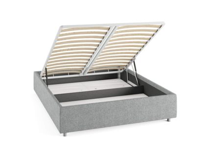 Кровать Сонум Scandinavia Рогожка Мокко (с подъемным механизмом) 90х190