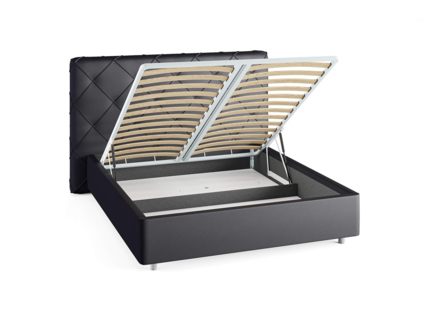 Кровать Сонум Manhattan Экокожа Белая (с подъемным механизмом) 200х190