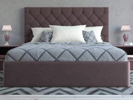 Кровать Lonax Элоиза велюр Dolly-17 (с основанием) 160х195