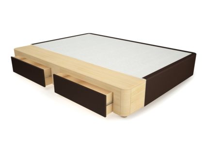 Кровать Mr.Mattress Site Box экокожа Brown 271