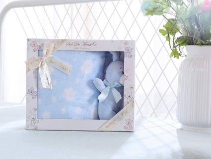 Покрывало Софи де Марко Роджер (голубое) 100х150