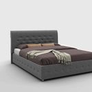 Кровать Sleeptek Premier 1 Экоожа Black 160х190